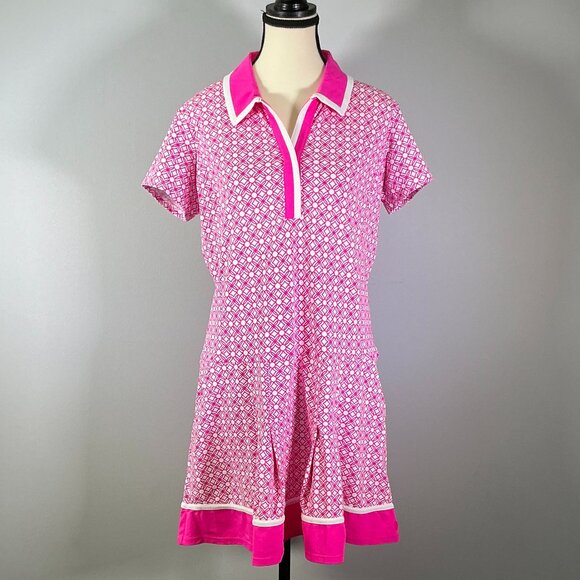 Lilly Pulitzer Pink Patterned Dress - Picture 1 of 7